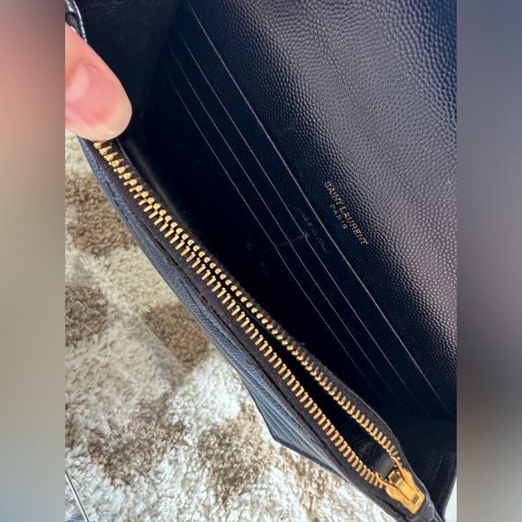 YSL Black Wallet on Chain (gold hardware) - Picture 10 of 11